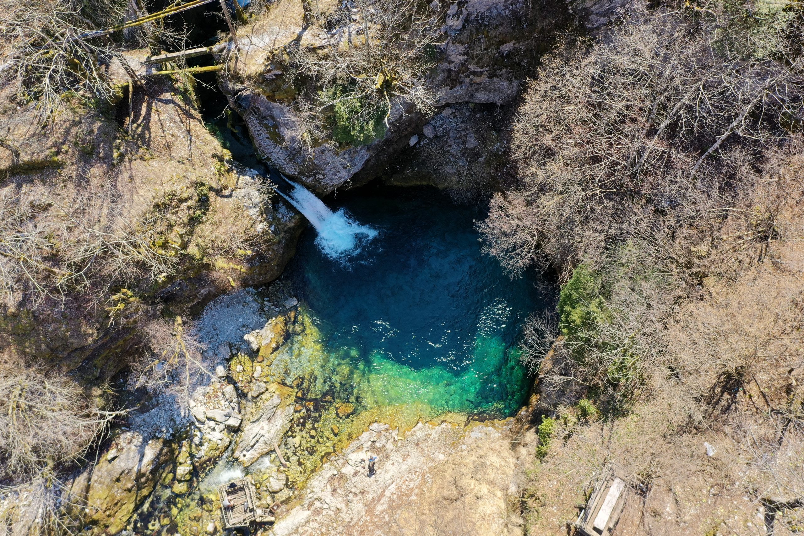 Řeky a krajina u Skadaru